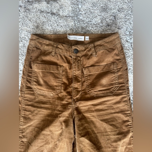 Subdued Palazzo Pants Women’s Size 26 Camel Color, 98% Cotton, Made in Turke - Picture 2 of 11